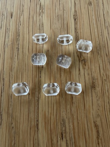 Set frosted glass buttons - 8,