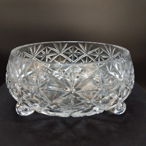 Vintage crystal cut glass - vintage,
