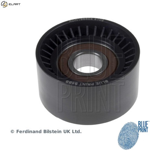 Deflectionguide pulley vribbed - pulley,
