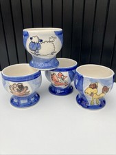 Rare Vintage Set Of 4 Farm