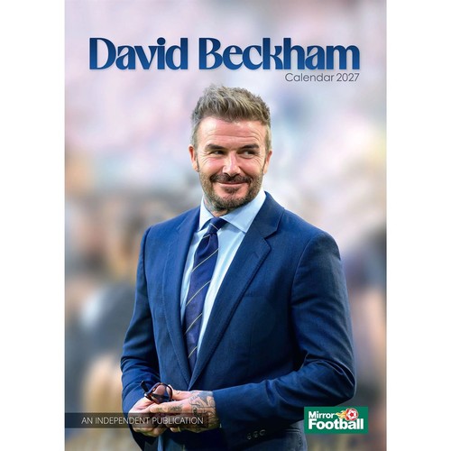 David beckham calendar - a3,