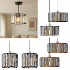 2x Crystal Ceiling Light