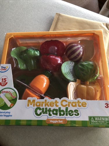 Toy chef market crate - crate, cutable