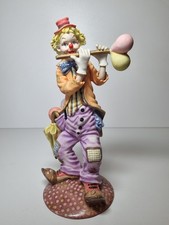 Leonardo Collection Hand Painted Clown Figurine “Clownin' Around” 1997 - 25cm