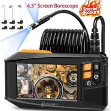 Industrial Endoscope Camera 1080P HD 4.3'' Screen Borescope Inspection Camera UK