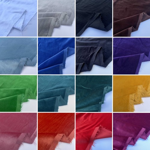 100 cotton velvet plain - 100%,