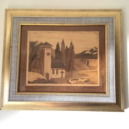 Hand crafted marquetry - crafted, picture