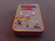 ? The Beano And Dandy Footy Match Card Game Football Fun Complete