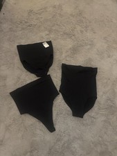 Black Shapewear Slimming Underwear Knickers Bundle Size M 12/14. New