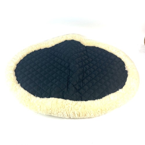 Hermes dog bed fur - dog,