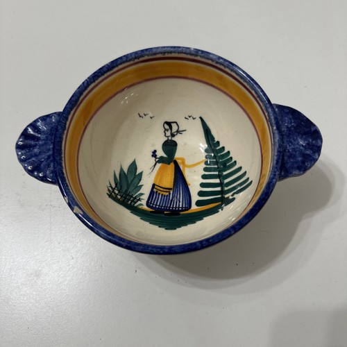 Vintage quimper baby lug bowl - vintage,