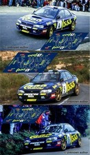 Decals Subaru Impreza WRC Rallye Catalunya 1995 Sainz McRae Liati 555 decals