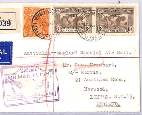 Australia air mail - australia,