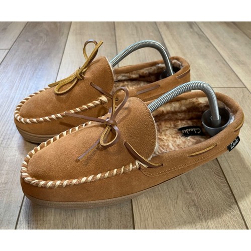 Clarks tan suede leather - clarks,