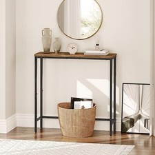 HOOBRO Console Table Narrow Console Table for Hallway Industrial Sofa Table