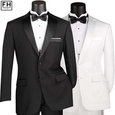 VINCI Men's Classic Fit Tuxedo