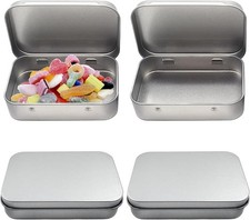 4 PCS Metal Storage Boxes with