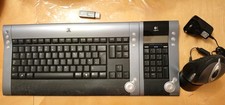 LOGITECH DINOVO BLUETOOTH DONGLE, KEYBOARD,  MEDIAPAD & MX LASER MOUSE