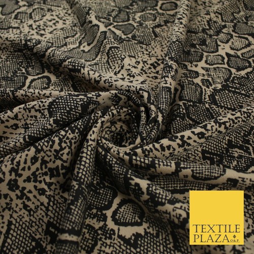 Beige black snake animal - beige,