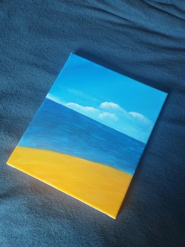 Original painting beach - painting, |