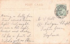 FAMILY HISTORY - POSTCARD - HOLT - LEYLAND TURTON GREEN c1907
