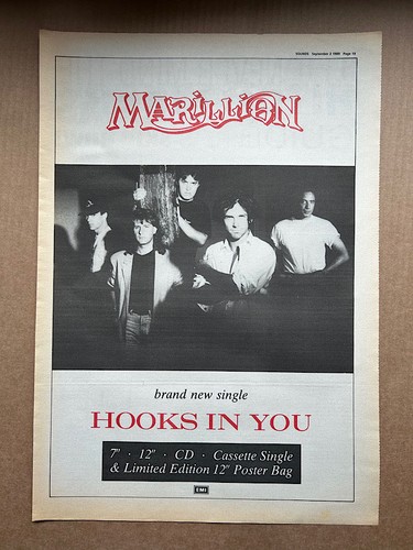 Marillion hooks you poster - marillion,