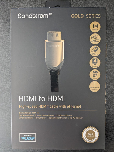 Sandstrom gold series hdmi - sandstrom,