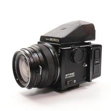 Bronica ETRS Medium Format Camera / 40mm F4 / Prism Finder 120 Back -VM 6522-