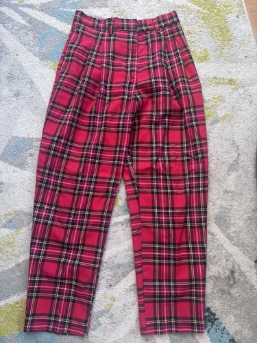 Monki red plaid - red,