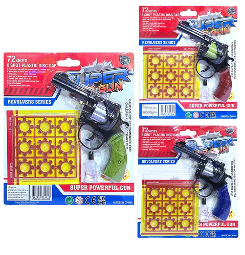 Metal cap gun 72 shots - metal,