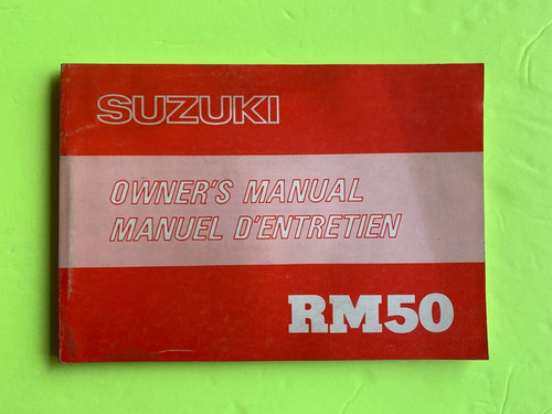 Suzuki rm50 1978 owners - ,