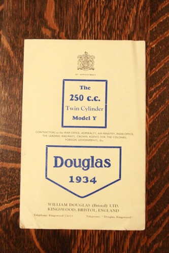 Douglas motor cycles 1934 - -,