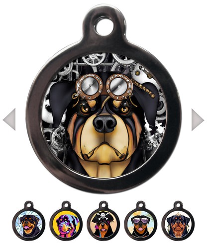 Rottweiller breed pet tags - breed, id