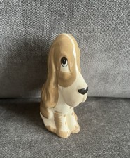 ? Szeiler Studio Pottery Figurine 1960s Vintage Droopy Sad Sam Dog Ornament