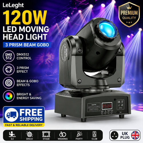Leleght 120w led - moving, head