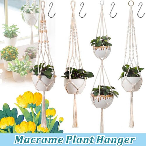 3pcs macrame plant hanger - 1-3pcs,