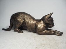 Tilly Cat Cold cast Bronze Sculpture Frith Paul Jenkins HEAVY 3kg