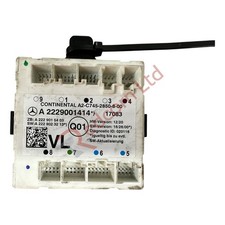 MERCEDES-BENZ C CLASS A205 16-18 DOOR CONTROL ECU MODULE FRONT LEFT A2229001414