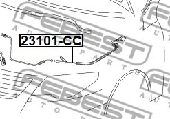 New bonnet cable for cc - new,