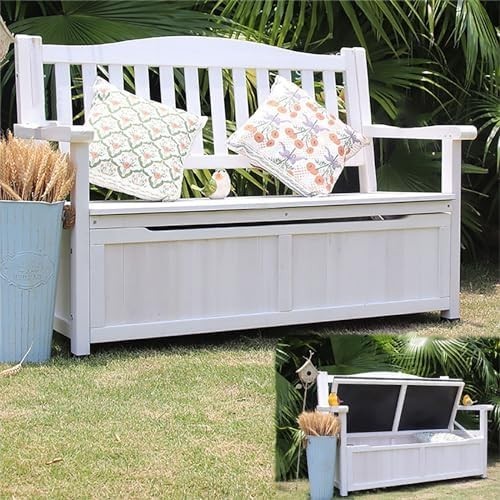 Outdoor wooden storage - wooden, bench