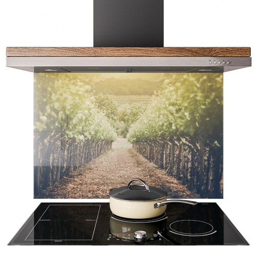 Glass splashback kitchen tile - splashback,