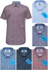 Mens Short Sleeve Shirt Check