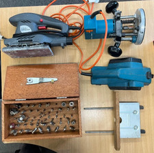 Planer, Sander & Router with Router bit set Black & Becker Woodworkers Job Lot