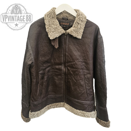 Vintage brown shearling - brown,