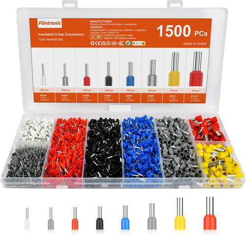 1500pcs wire ferrules kit - 1500pcs,