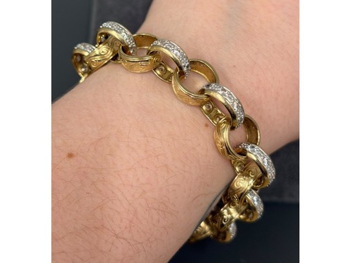 9ct half patterned - patterned, belcher