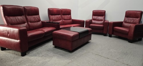 Stressless leather seater - stressless,