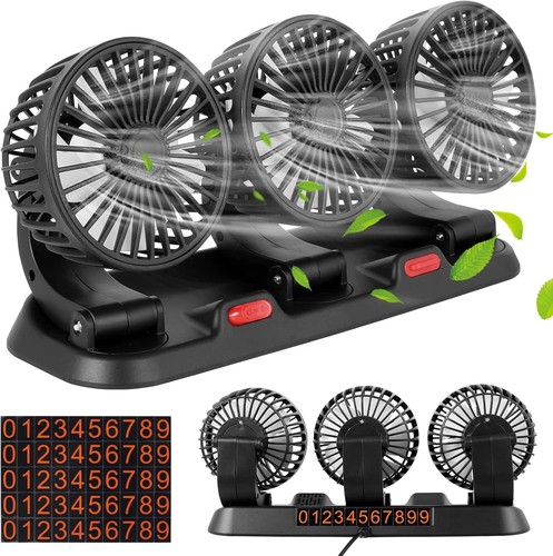 Head car fan - 3, 360°