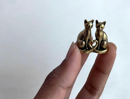 Vintage style small - style, brass