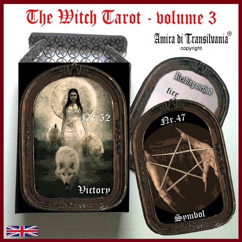 Witch tarot card deck - card, oracle